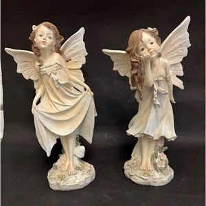 Calla and Blossom Wildflower Meadows Fairies Statues Resin Toscano - Picture 1 of 11