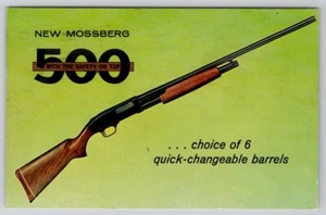 New Mossberg 500 Mossberg & Sons New Haven CT 1965 to Coldwater MI Postcard E22 - Picture 1 of 2