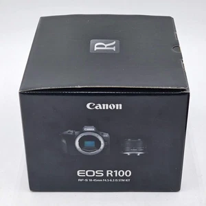 Nuova fotocamera mirrorless Canon EOS R100 24,1MP - Foto 1 di 3