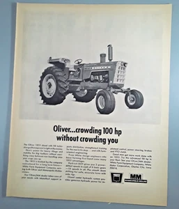 Anuncio original de cargador de tractor Oliver 1855 1972 diésel - Imagen 1 de 1