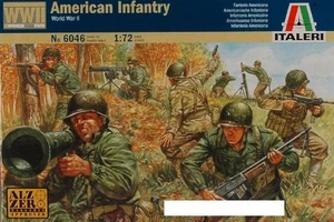 Italeri IT6046 AMERICAN INFANTRY KIT 1:72 Modellino - Foto 1 di 1