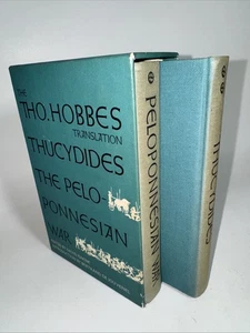 Thucydides The Peloponnesian War The Thomas Hobbes Translation 1959 Set - Picture 1 of 21