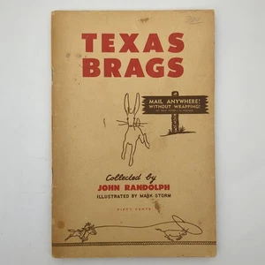 Texas Brags Folklore Cowboy Tales Humor Hardcover John Randolph 1947 - Bild 1 von 21