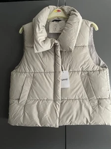 ❤️Damen Puffit Taupe Puffer Weste ~ Größe S 12 ~ Neu mit Etikett. - Bild 1 von 3