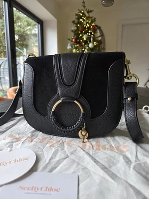 Borsa a tracolla media See by Chloe Hana colore nero - Immagine 1 di 4