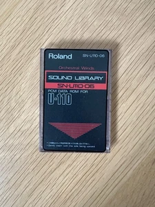 Roland SN-U110-06 Orchestral Winds Sound Library PCM Data ROM Card U-20/220 - Picture 1 of 2