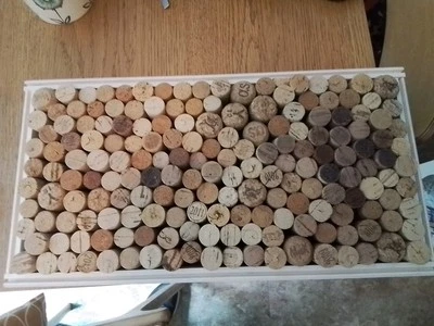 Handmade Cork Pinboard Note Board 45cm X 24cm Appro - Image 1 of 4