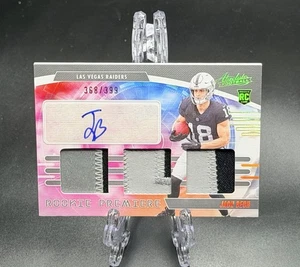 2025 Panini Absolute Jack Bech Rookie Premier Materials RPA RC Auto /399 Raiders - Picture 1 of 2