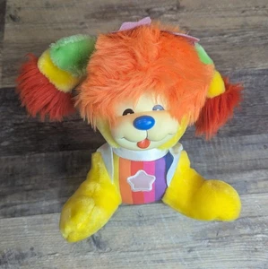 Peluche cane 12" vintage 1983 Rainbow Brite cucciolo Brite - Foto 1 di 6