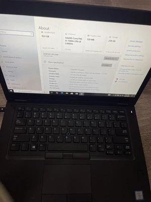 Dell Latitude 5490 14"(256GB SSD, Intel Core i5-7300u, 2.6GHz, 10GB)  Laptop - Image 1 of 4