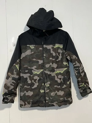 Volcom Boys Camouflage Snowboard Jacket Size Medium 10Y - Image 1 of 4