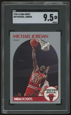 Aros de la NBA Michael Jordan #65 SGC 9,5 1990-91 Foto 1 de 2