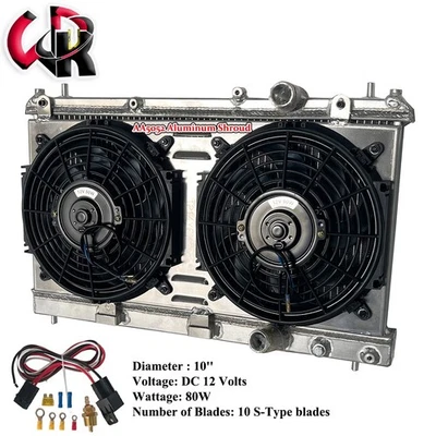 Radiator+Fan Shroud+Relay For Chrysler Dodge Plymouth Neon 2.0L 1995-1999 1996 - Image 1 of 4