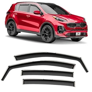 Protectores de lluvia extra duraderos en canal para Kia Sportage 2017 para Sportage 17-22 - Imagen 1 de 7