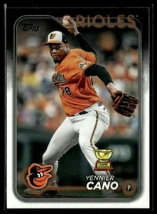 Yennier Cano 2024 Topps Baltimore Orioles Rookie Cup #BAL-6 (11J) - Picture 1 of 2