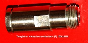 Telegärtner N-Abschlusswiderstand Terminator (F) Koax (IEC) 50 Ohm 1W 100024166 - Bild 1 von 2