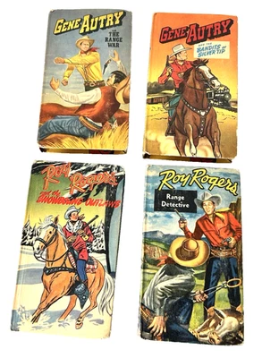 New Better Little Book Collection Western Lot 4 1948-1950 Gene Autry Roy Rogers - Image 1 of 4