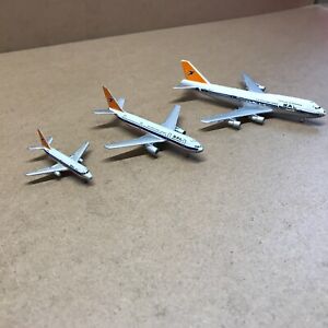 Schabak South African Aircraft Diecast x3 Air Planes Set Boeing 747 Airbus 905