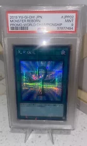 PSA 9 Monster Reborn 2019-JPP02 World Championship 2019 Promo Yu-Gi-Oh! - Picture 1 of 2