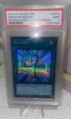 PSA 9 Monster Reborn 2019-JPP02 World Championship 2019 Promo Yu-Gi-Oh! - Image 1 of 2