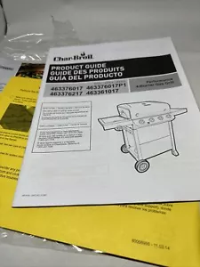 Char Broil Barbecue Product Guide Model 463376017 / 463376217 - Picture 1 of 6