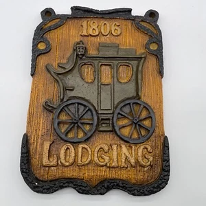 1806 Lodging Sign Vintage Car Plaque - Picture 1 of 6