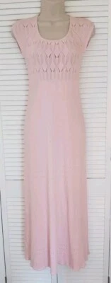 NUEVO VESTIDO ROSA CEÑIDO AL CUERPO TEJIDO FREE PEOPLE TALLA XSMALL/PEQUEÑO Foto 1 de 4