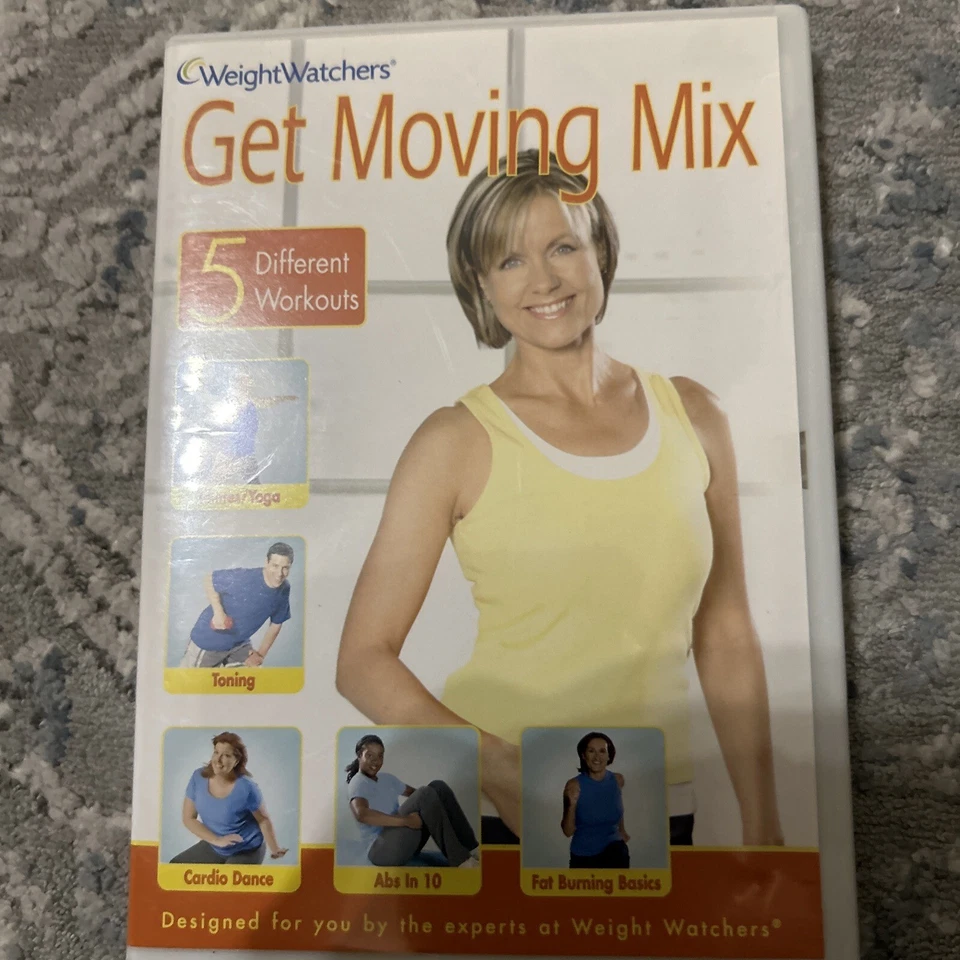 Weight Watchers WW DVD Get Moving Mix 5 Different Workouts - Image 1 of 1