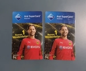 2 x Aral Supercard Roman Weidenfeller BVB Borussia Dortmund - Bild 1 von 1
