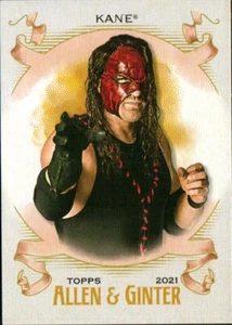 Topps Heritage WWE 2021 - inserto Allen & Ginter #AG-11 Kane Glenn Jacobs - Imagen 1 de 2