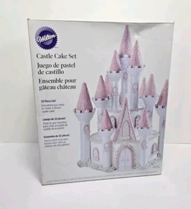 Wilton Romantic Castle Cake Set - Complete 32 Piece Set Open Box - Picture 1 of 4