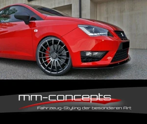 Labio de alerón Cup NEGRO Seat Ibiza Cupra 4 IV 6J Facelift espada alerón enfoque - Imagen 1 de 6