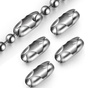 1-20X 4.5MM Stainless Vertical Roman Roller Blind Ball Chain Cord Connector Clip - Picture 1 of 12