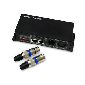 DC12V~24V LED RGBW DMX 512 Controller Decoder Dimmer 4 Channel 8A Stripe Light M - Picture 1 of 10