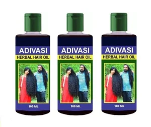 Adivasi Hair Oil Original, Adivasi Herbal Hair Oil for Hair Growth, Pack of 3 - Picture 1 of 4
