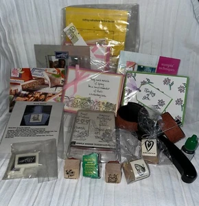 Bulk Stampin' Up! Stamp Set - Includes Multiple Stamps, Cards, & Instructions - Picture 1 of 14