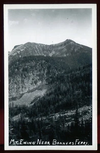 Mt Ewing near Bonners Ferry Idaho id Real Photo Postcard RPPC - Picture 1 of 2