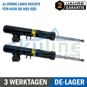 Pair Front Shock Absorbers Electronic Fit Audi A4 S4 Allroad B8 8K A5 S5 8F AWD - Picture 1 of 6