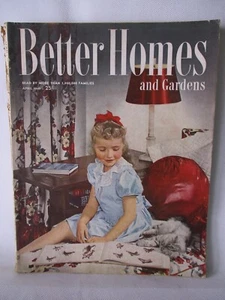 April 1947 Better Homes & Gardens Magazine Rheem, Du Pont, Magnavox, Zenith, Cri - Foto 1 di 7