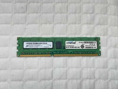 GENUINE MICRON 4GB DDR3 DIMM 1333Mhz PC3-10600E ECC RAM MT18JSF51272AZ-1G4D1ZF - Image 1 of 2