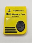 Official Sony Playstation 2 Ps2 8Mb Magic Gate Nyko Memory Card Yellow Tested