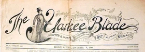 YANKEE BLADE Boston Zeitung 3 Ausgaben 1890 - Amerikanische Geschichte Werbemittel - Bild 1 von 6