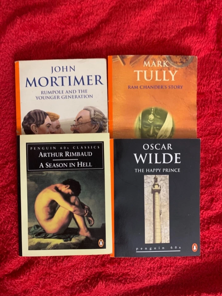 Penguin's 60th anniversary Set of 4 Wilde, Rimbaud, Tully,  Mortimer Collect all Foto 1 de 4