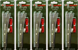 Kato 20-203 N ScaleSet of 5 Unitrack Electric Turnout No6 Right Hand EP718-15 L - Picture 1 of 6
