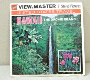 HAWAII L'ISOLA DELLE ORCHIDEE ~ PACCHETTO VINTAGE VIEW-MASTER N. A 127 - Foto 1 di 6