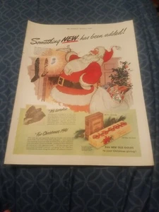 Alte Gold Zigaretten Vintage Zeitschrift Anzeige von 1941 "Es wurde etwas Neues hinzugefügt!" - Bild 1 von 1