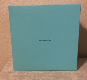 TIFFANY & CO Caja de Regalo Grande 10x10x6.5 Robin Egg Azul Excelente Estado - Imagen 1 de 11