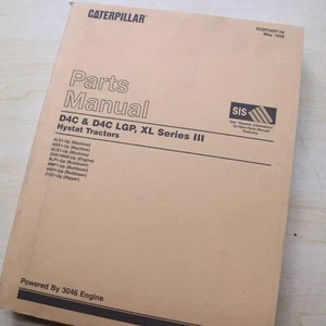 CAT Caterpillar D4C Crawler Tractor Parts Manual Book 1999 Series III 3 XL LGP - Picture 1 of 8