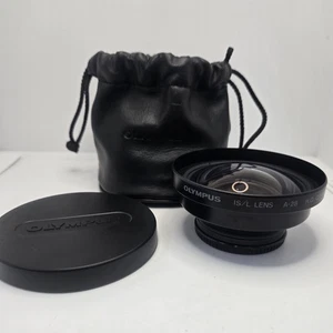 Olympus  IS/L  Lens  A-28 H.Q.  Converter 0.8X  49mm Japan. - Picture 1 of 10