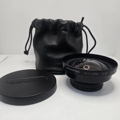 Olympus  IS/L  Lens  A-28 H.Q.  Converter 0.8X  49mm Japan. - Image 1 of 4